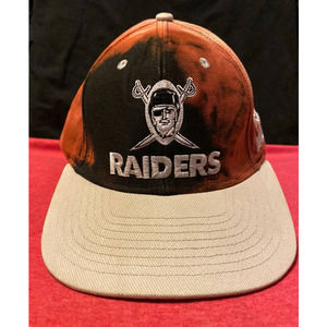 Los Angeles Raiders Bleach dye hat